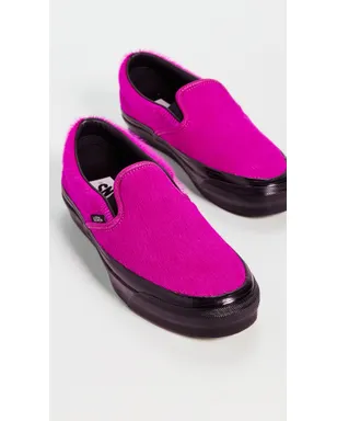 Vans LX Classic Slip-On ポニーヘア フューシャ - サムネイル4