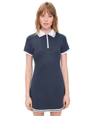 Varley Valentina Court Dress ブルー - サムネイル1
