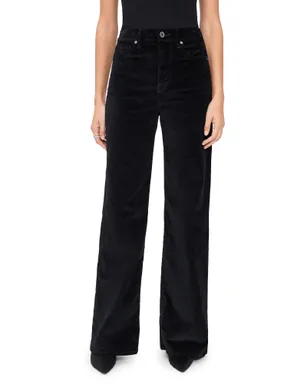 Veronica Beard Jean テイラー ハイライズ ワイドレッグ ベルベットパンツ - サムネイル1