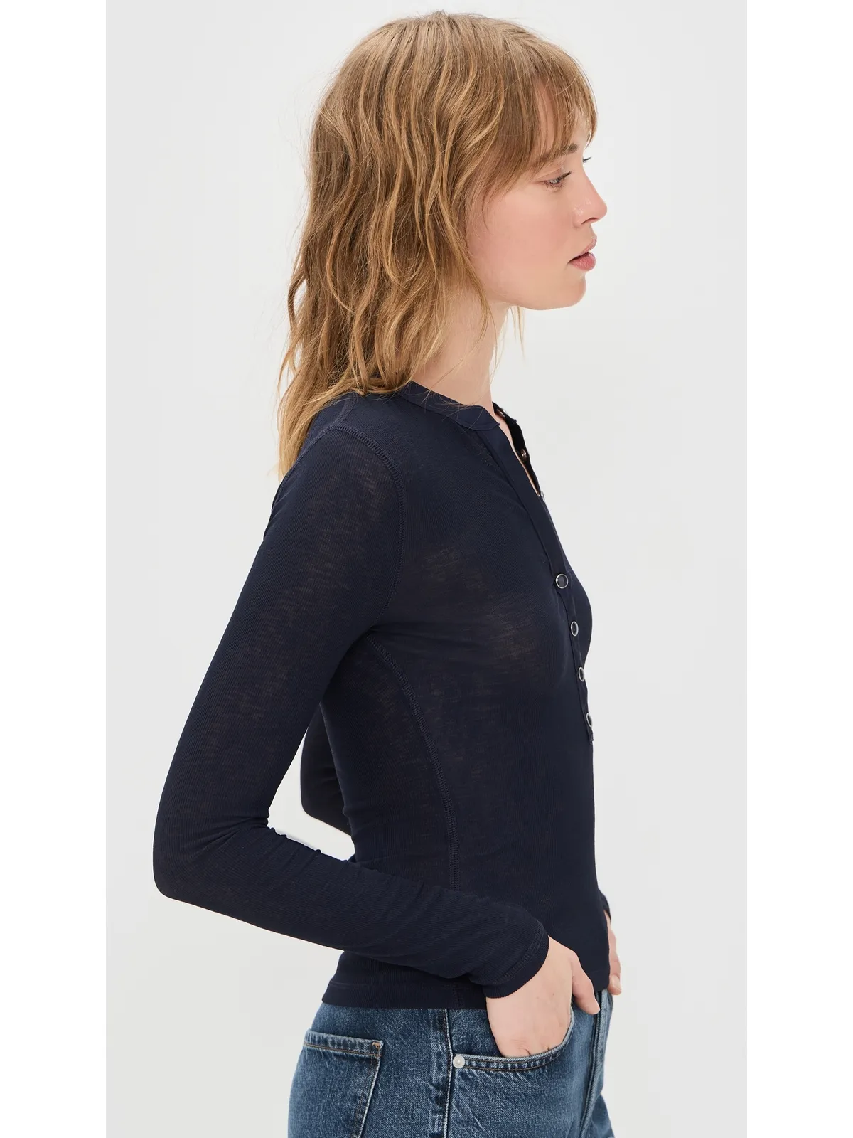 Veronica Beard Jean Drexler Top ネイビー - 画像4
