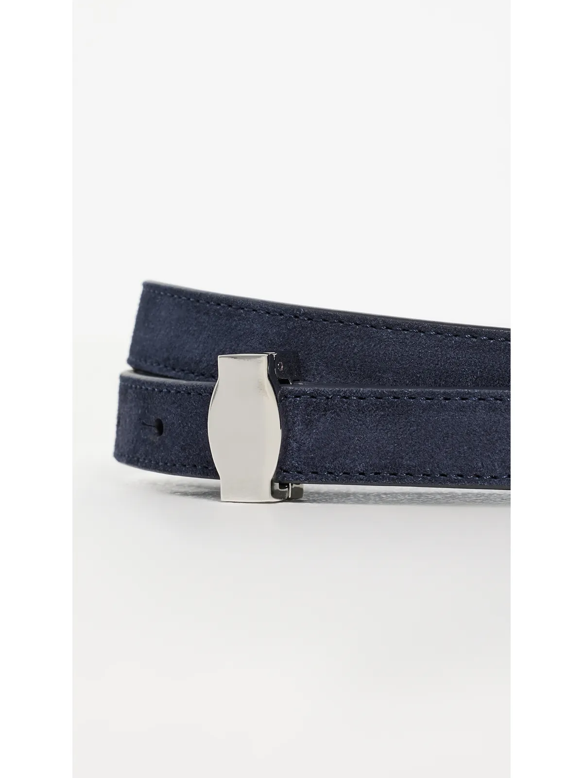 Veronica Beard スエード ダッシュ ベルト ネイビー - 画像5
