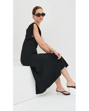 Victoria Beckham ギャザーウエストのミディドレス - サムネイル5