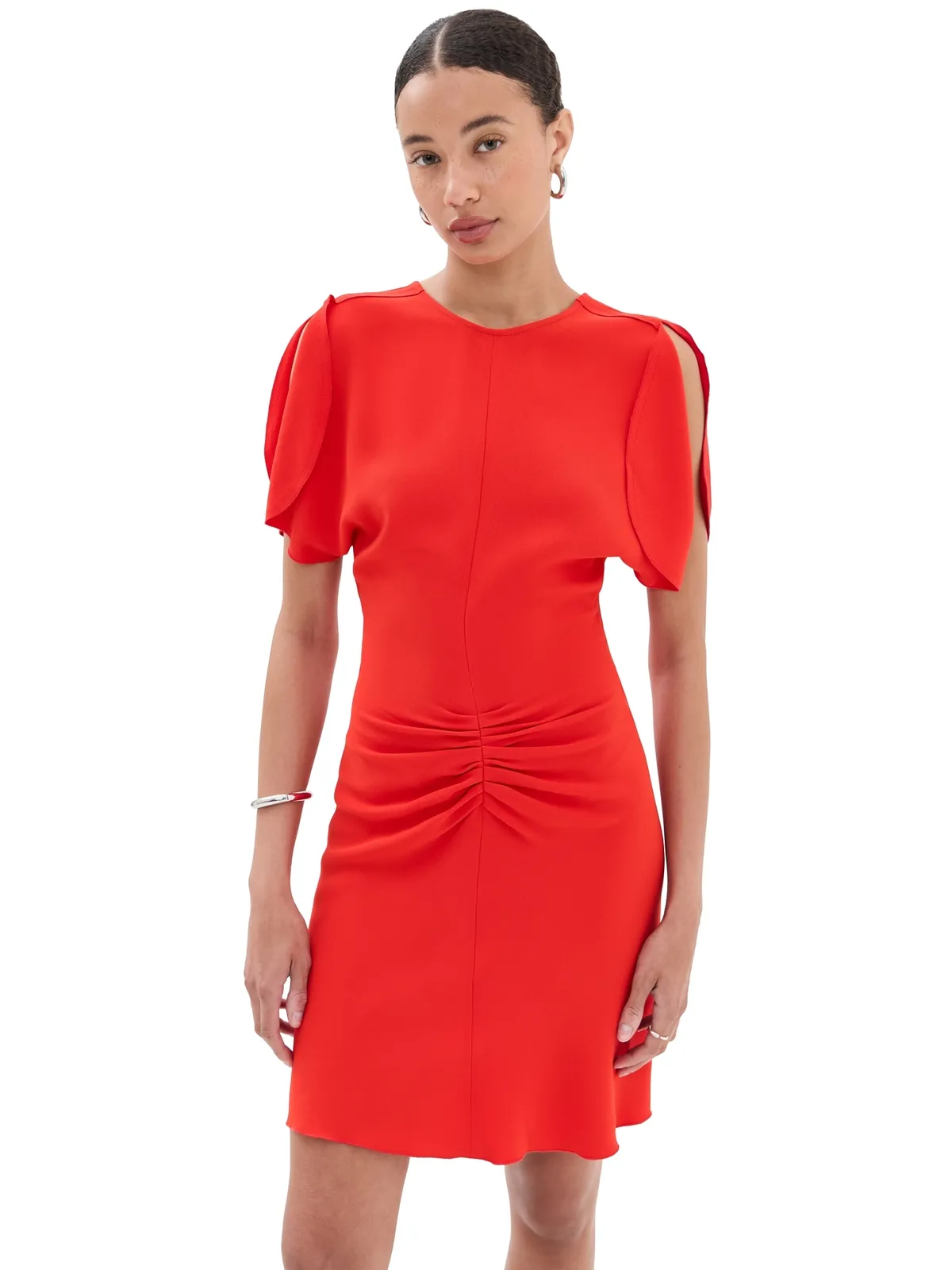 Victoria Beckham ギャザードウェスト ミニドレス - 画像1