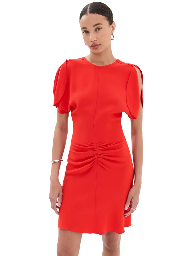 Victoria Beckham Victoria Beckham ギャザードウェスト ミニドレスの商品画像