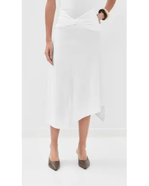 Victoria Beckham ツイストディテール ミディスカート - サムネイル3