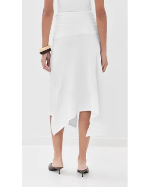 Victoria Beckham ツイストディテール ミディスカート - サムネイル4