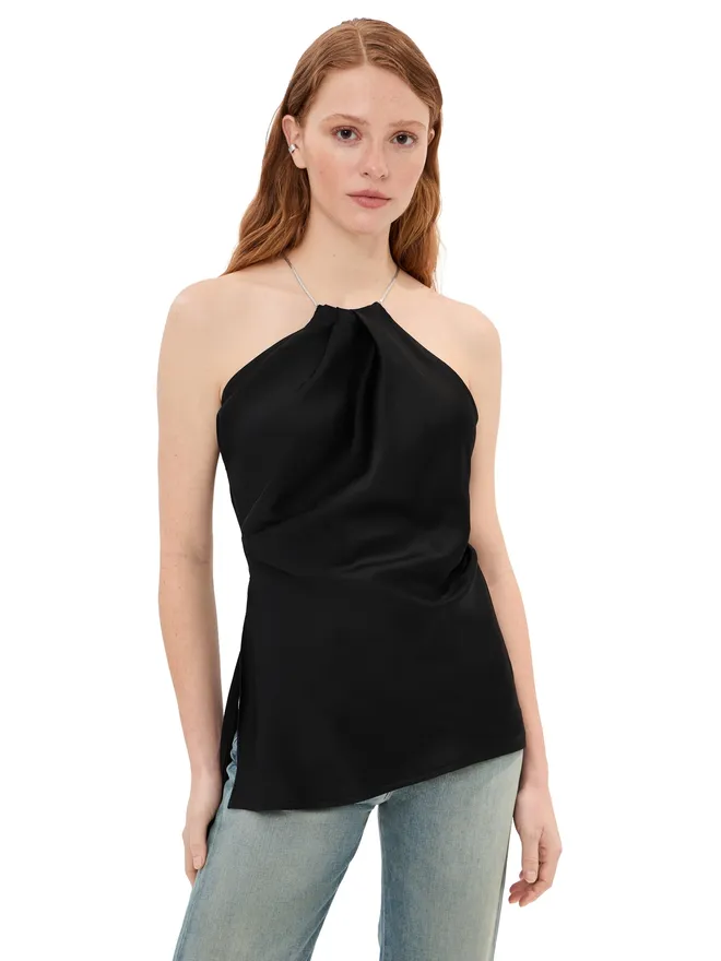 Victoria Beckham Victoria Beckham チェーンディテール キャミトップの商品画像