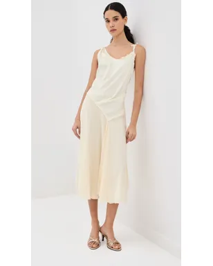 Victoria Beckham レースストラップドレス アイボリー - サムネイル2