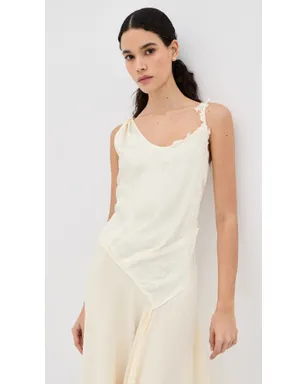 Victoria Beckham レースストラップドレス アイボリー - サムネイル3