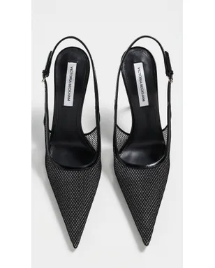 Victoria Beckham スティレット・スリングバック・パンプス ブラック - サムネイル5