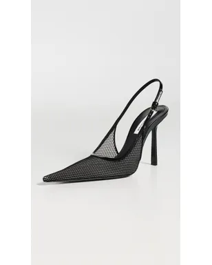Victoria Beckham スティレット・スリングバック・パンプス ブラック - サムネイル2