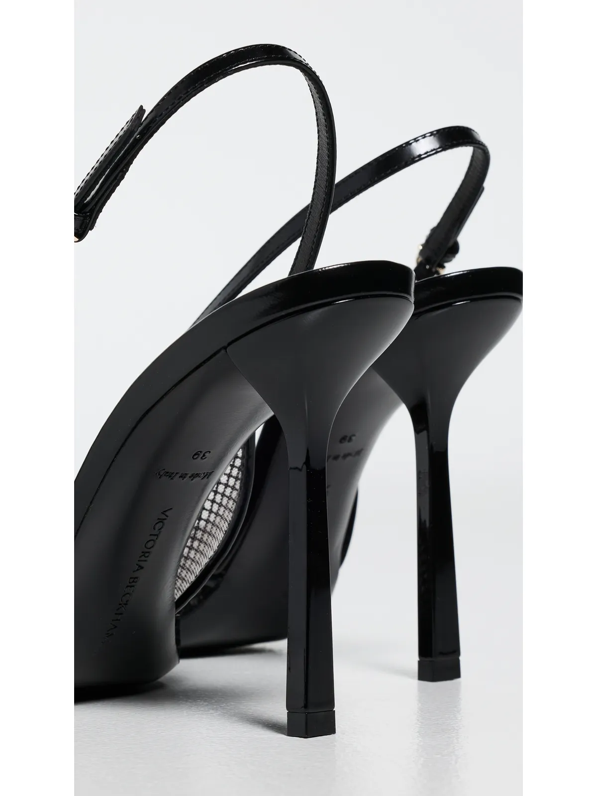 Victoria Beckham スティレット・スリングバック・パンプス ブラック - 画像4