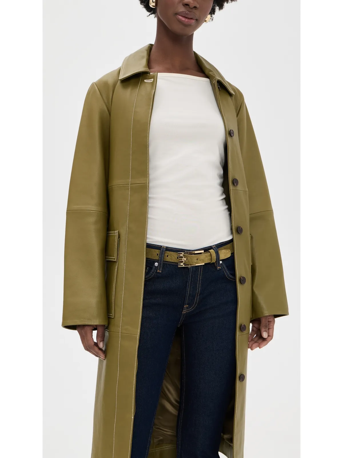 Victoria Beckham ピンバックルベルト - 画像3