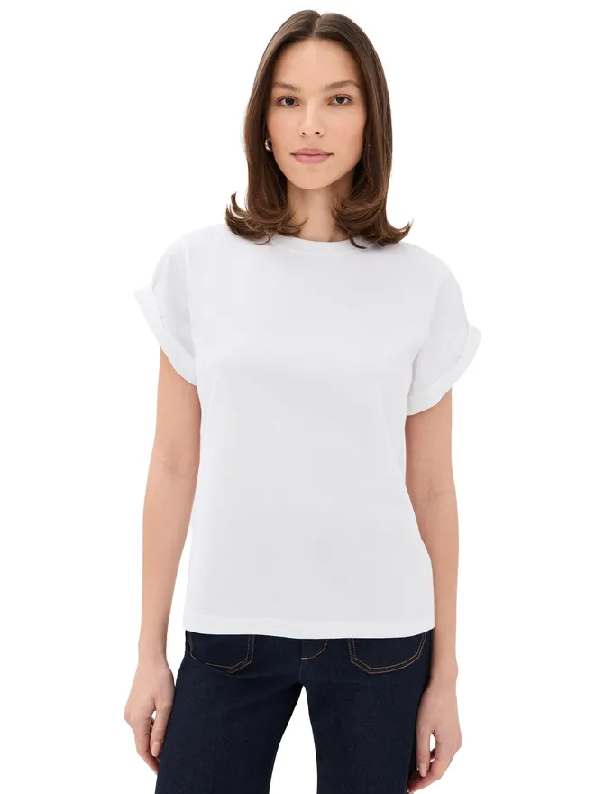 Victoria Beckham Victoria Beckham ティリーTシャツ ホワイトの商品画像