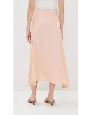 Victoria Beckham アシンメトリック ミディ スカート ブロッサム - サムネイル3
