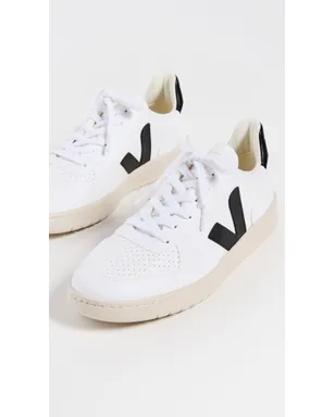 Veja V-10 レースアップスニーカー ホワイト／ブラック - サムネイル5