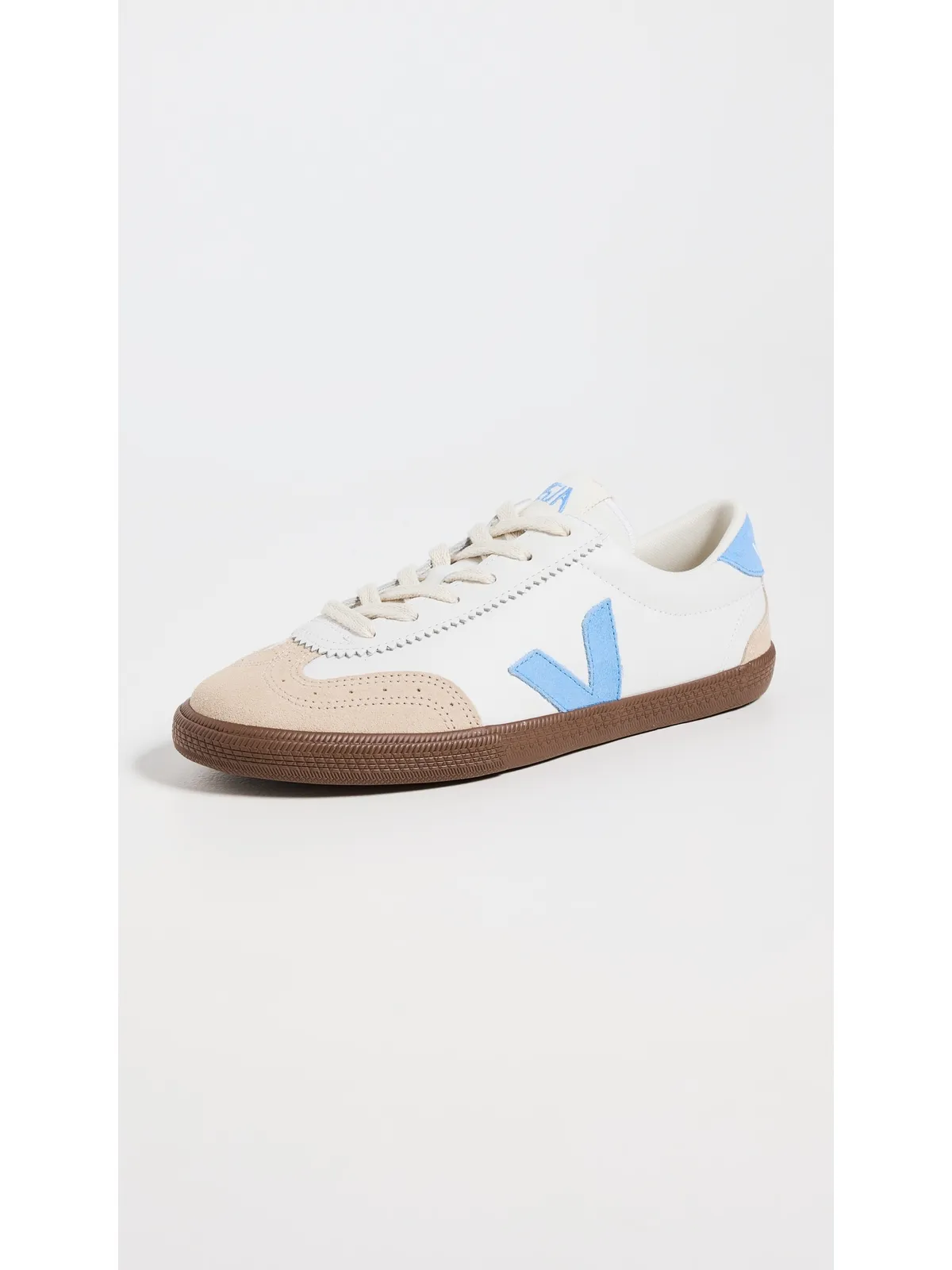 Veja Volley O.T. Leather Sneakers White/Aqua/Bark - 画像2
