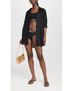 Versace Lycra Vita リサイクル 新ロゴ ビキニトップ - サムネイル5