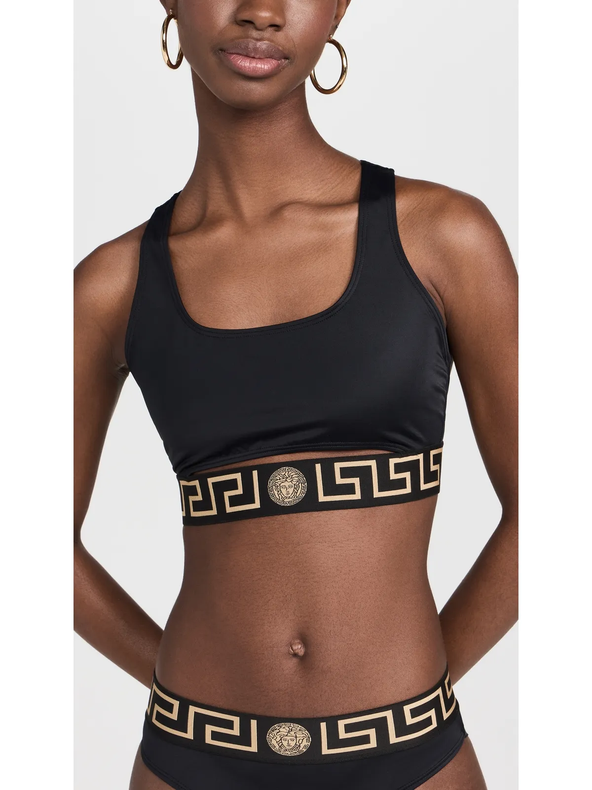 Versace Lycra Vita リサイクル 新ロゴ ビキニトップ - 画像2