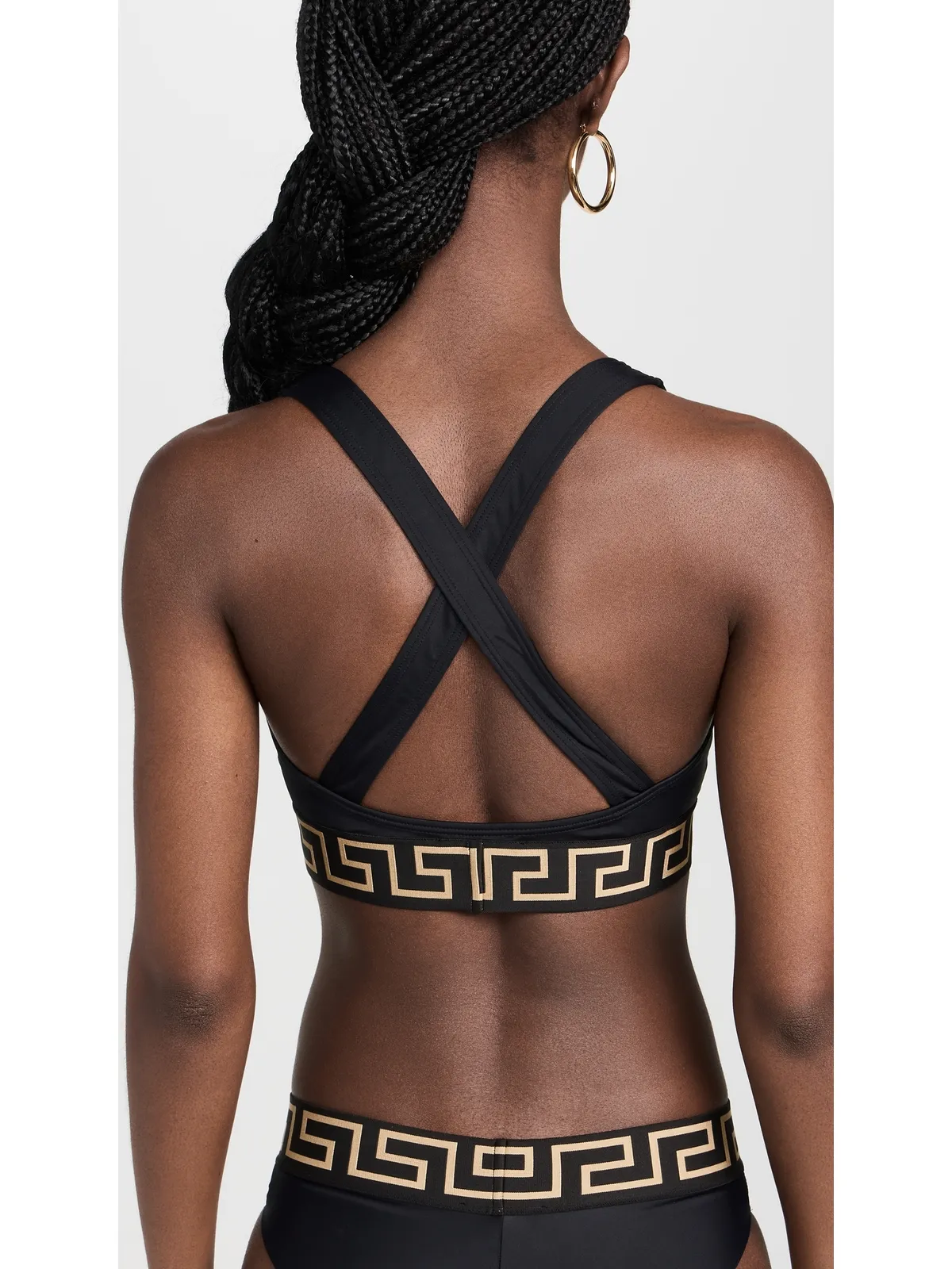 Versace Lycra Vita リサイクル 新ロゴ ビキニトップ - 画像3