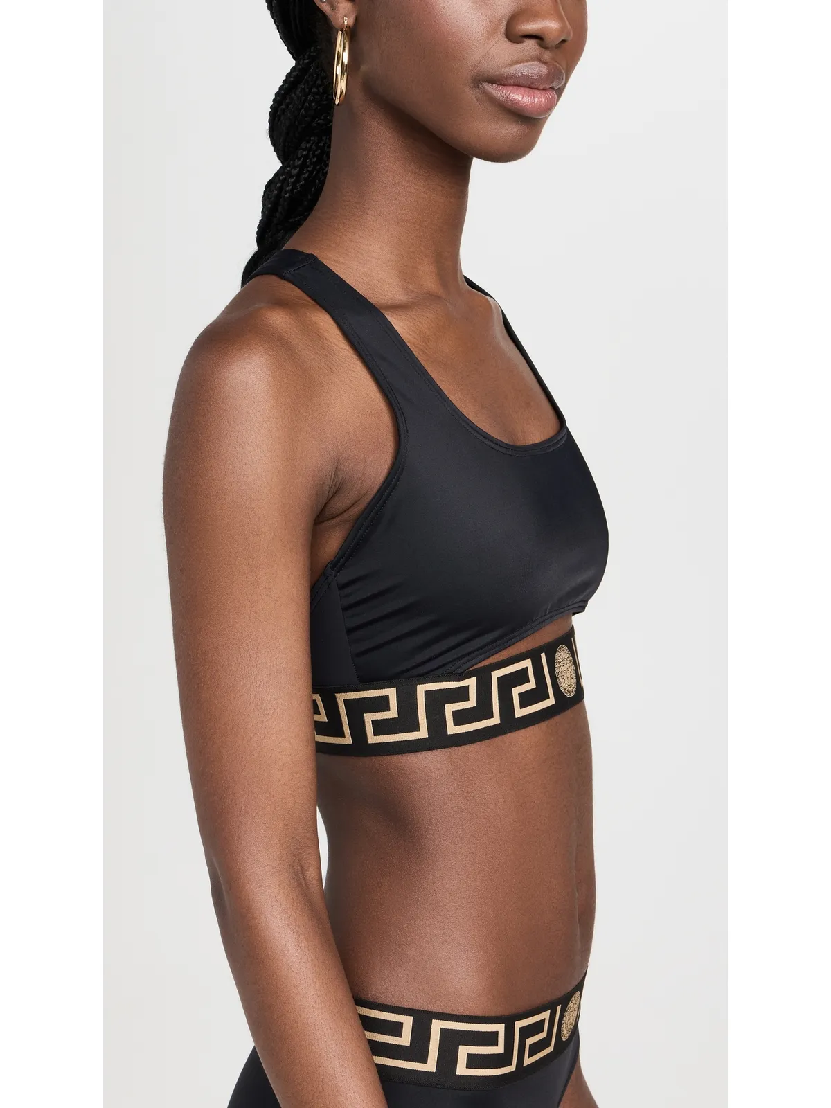 Versace Lycra Vita リサイクル 新ロゴ ビキニトップ - 画像4