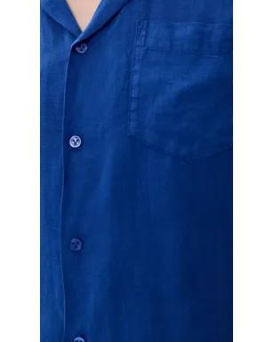 Vilebrequin Charli Linen Camp Shirt Marrakech M - サムネイル6