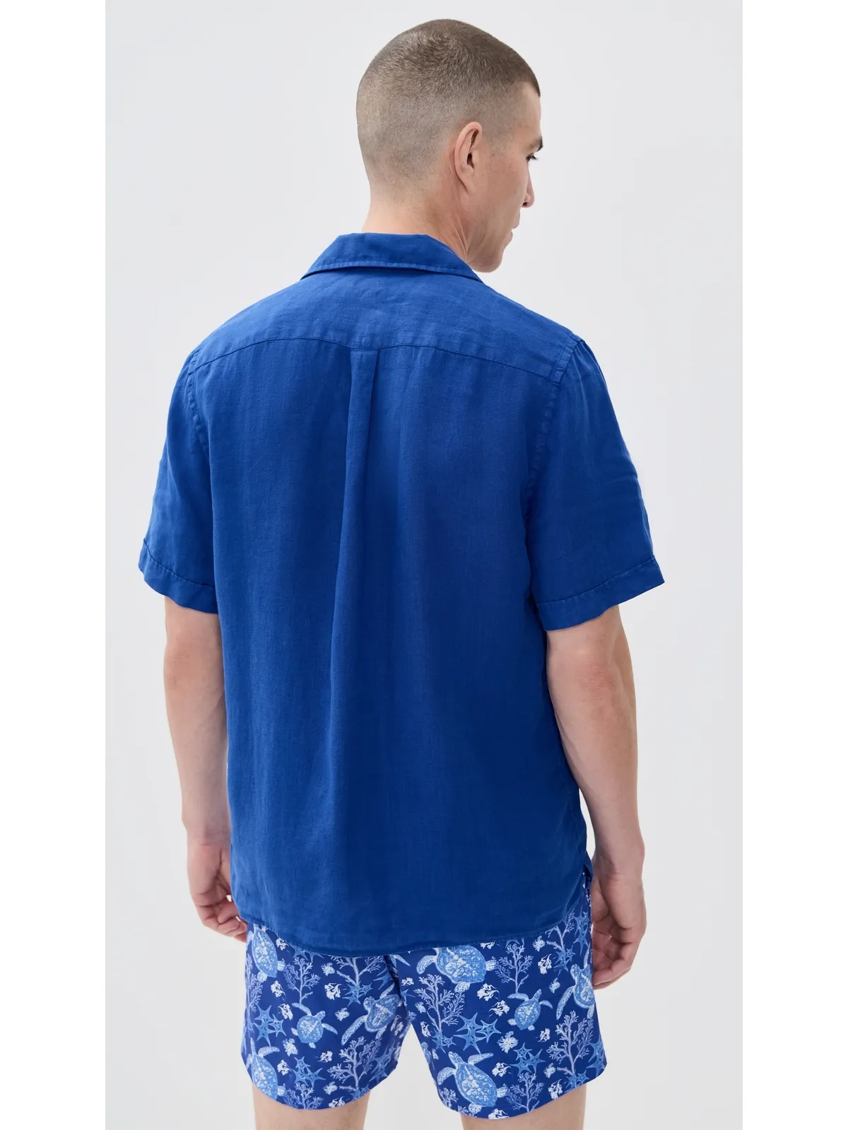 Vilebrequin Charli Linen Camp Shirt Marrakech M - 画像3