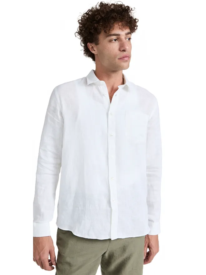 Vilebrequin Vilebrequin Caroubis リネンシャツ Blancの商品画像