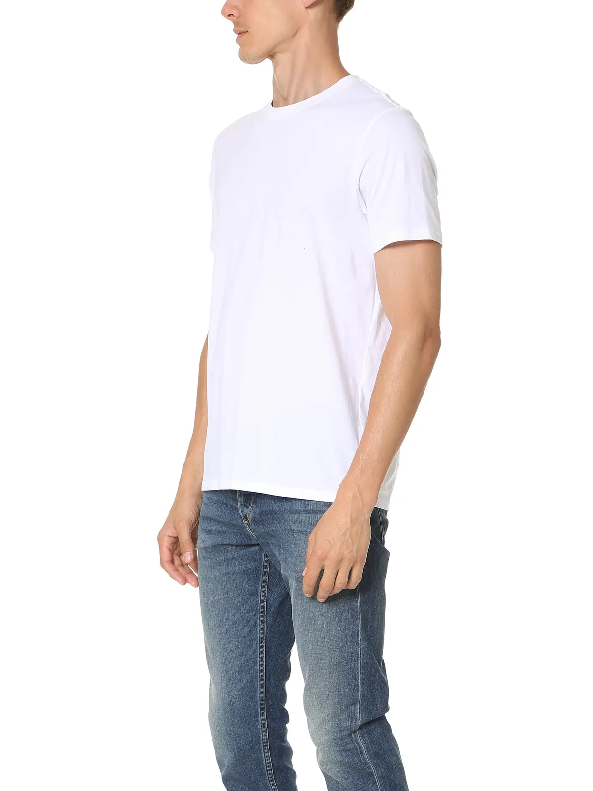 Vince ショートスリーブ ピマコットン クルーネック Tシャツ - 画像4