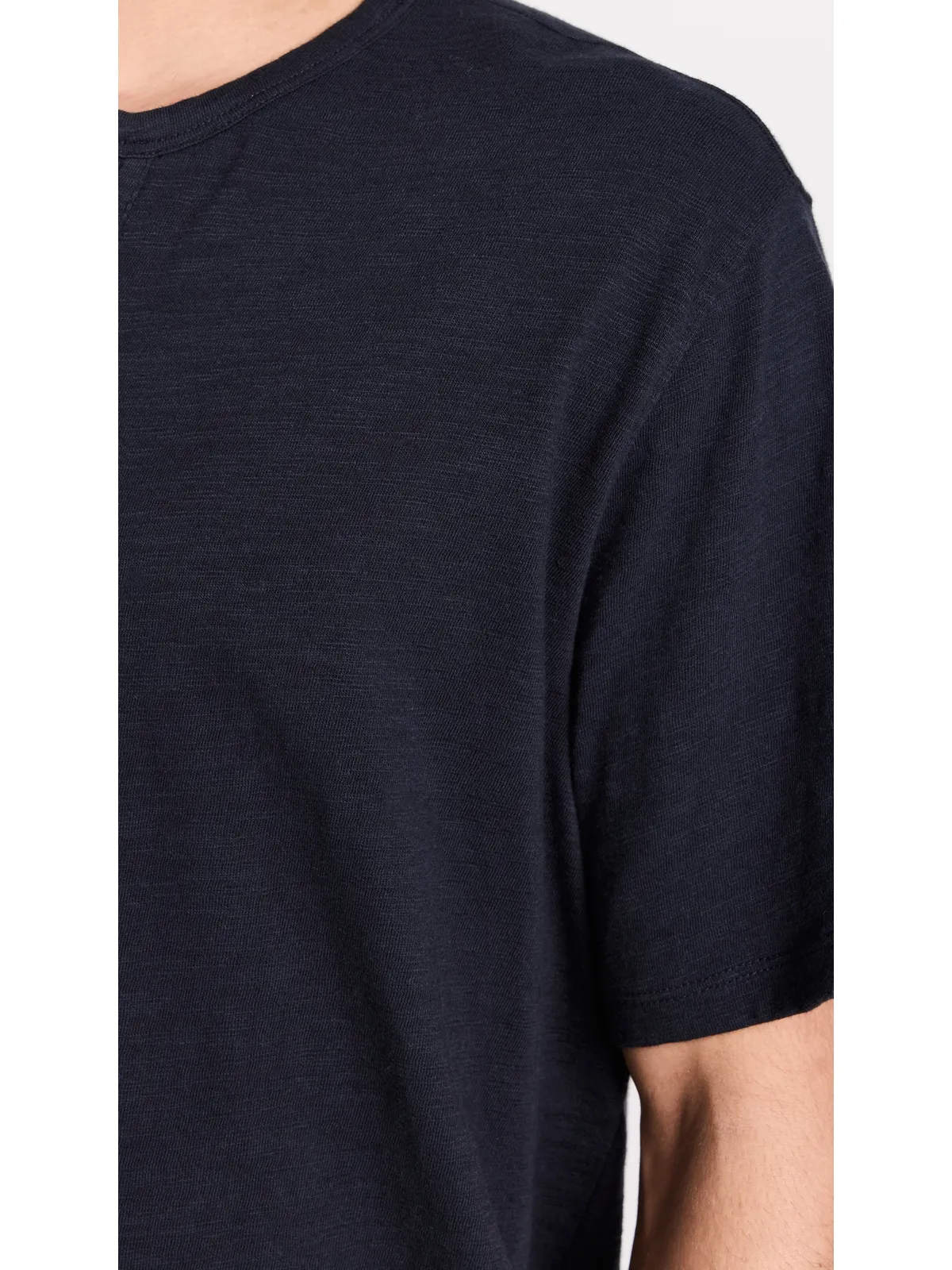 Vince スラブ天竺 スプリットネックTシャツ - 画像6