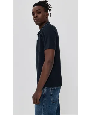 Vince メッシュニット ジョニーポロシャツ コースタル M - サムネイル4