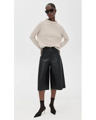Vince ビンテージ ボイルドカシミヤ ファネルネック プルオーバー Marble - サムネイル5