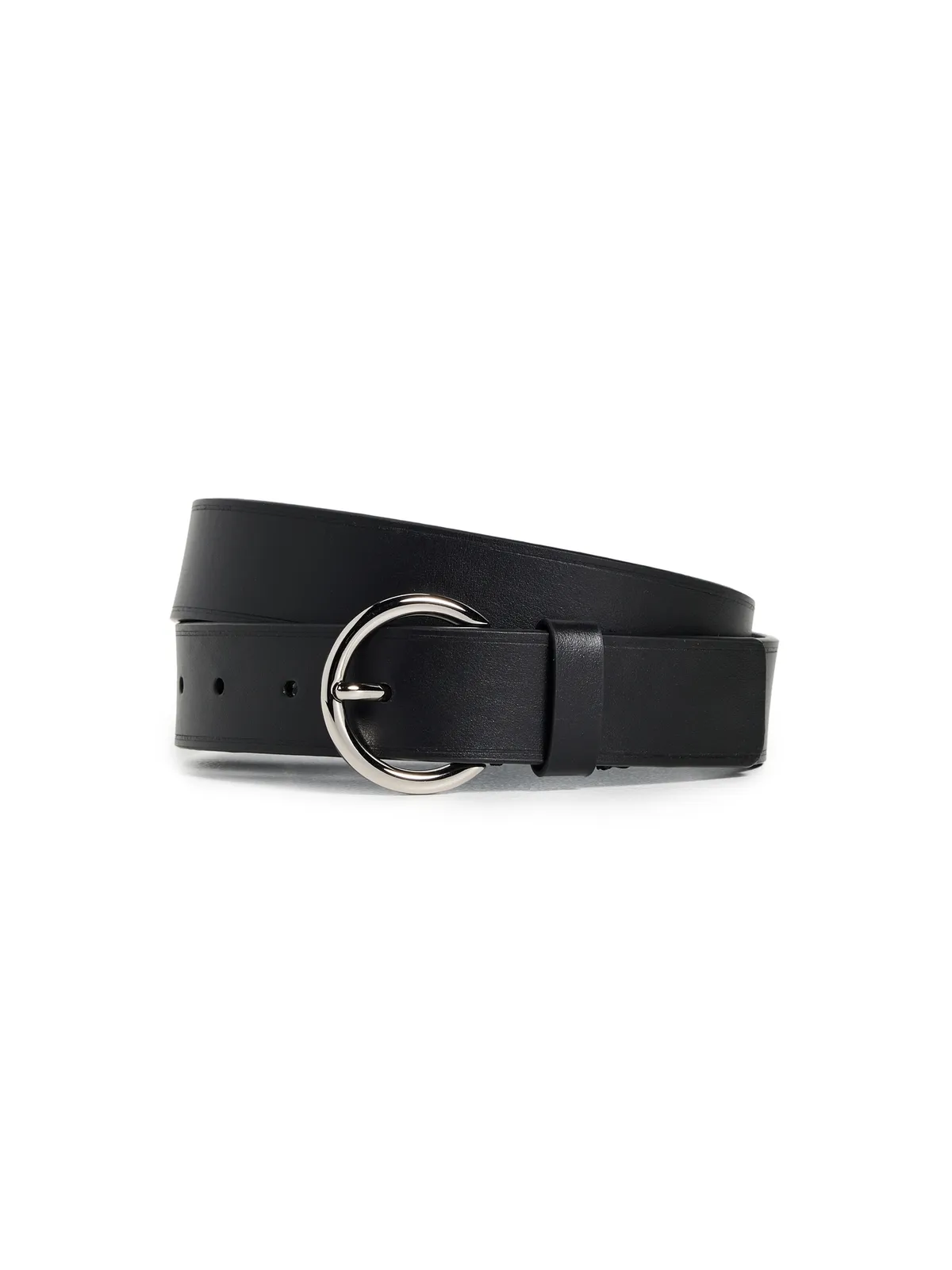 Vince 30ミリ フラットリングベルト ヒートクレース加工 ブラック - 画像6