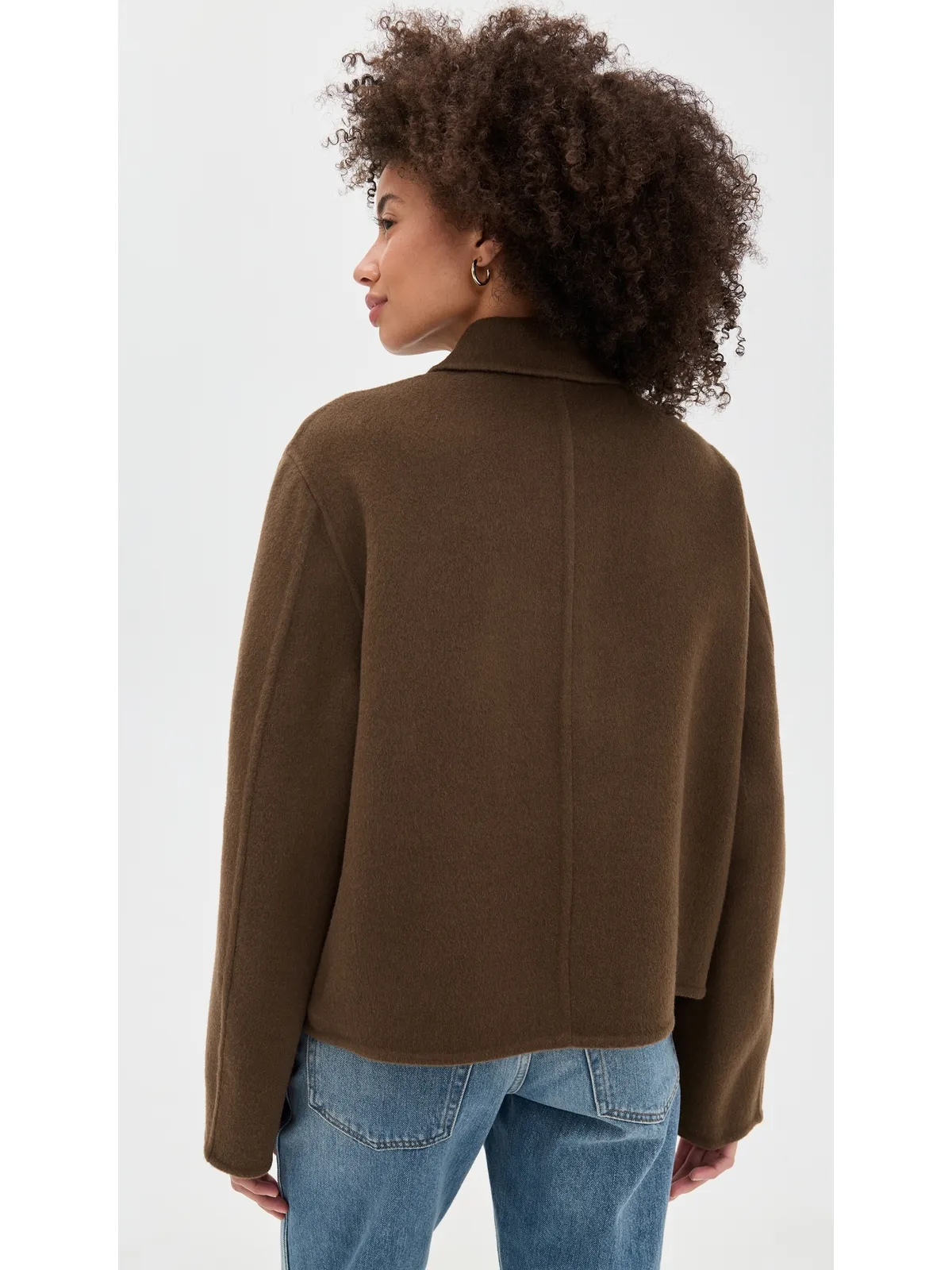 Vince キャッシュウール ショートジャケット ヘーゼルナット XS - 画像3
