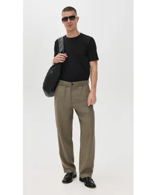 Vince ガーメントダイ 半袖クルーTシャツ ブラック - サムネイル5