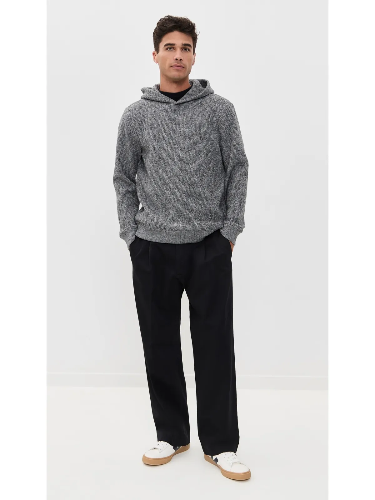 Vince ブラッシュドワッフルフーディ - 画像5