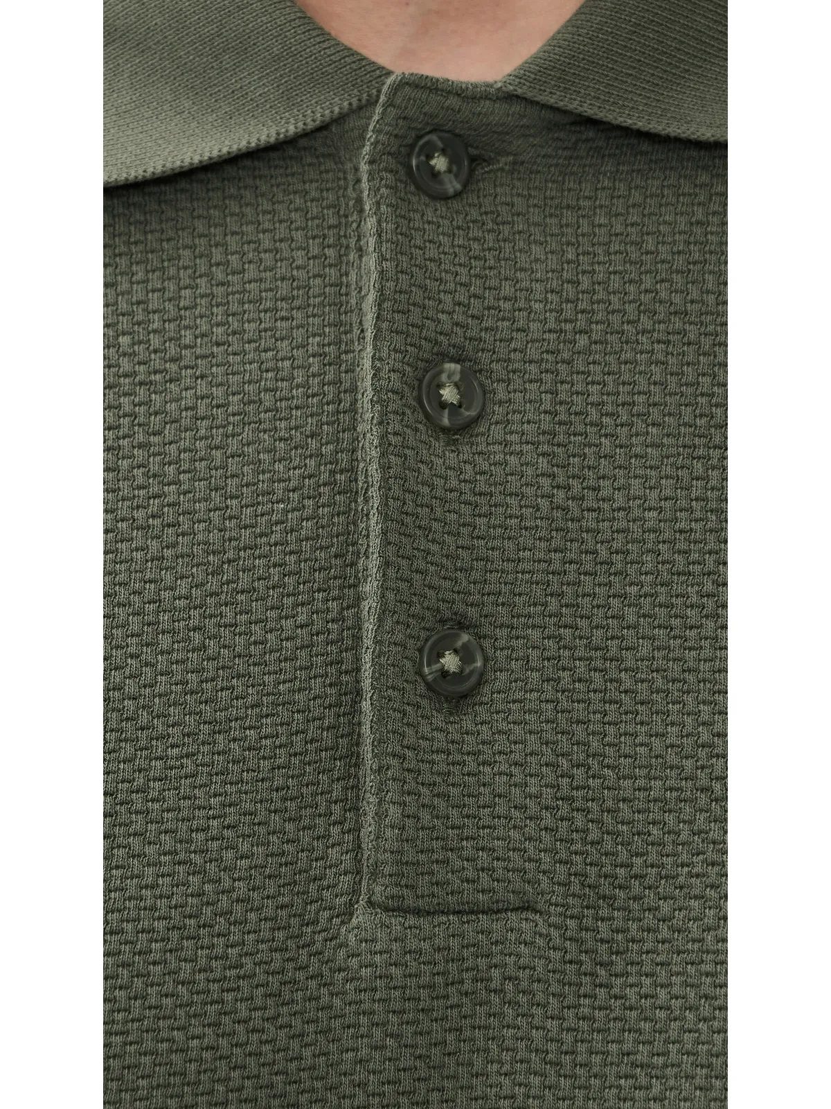 ビンテージ Vince バスケットウェーブ ポロ シカモア M - 画像6