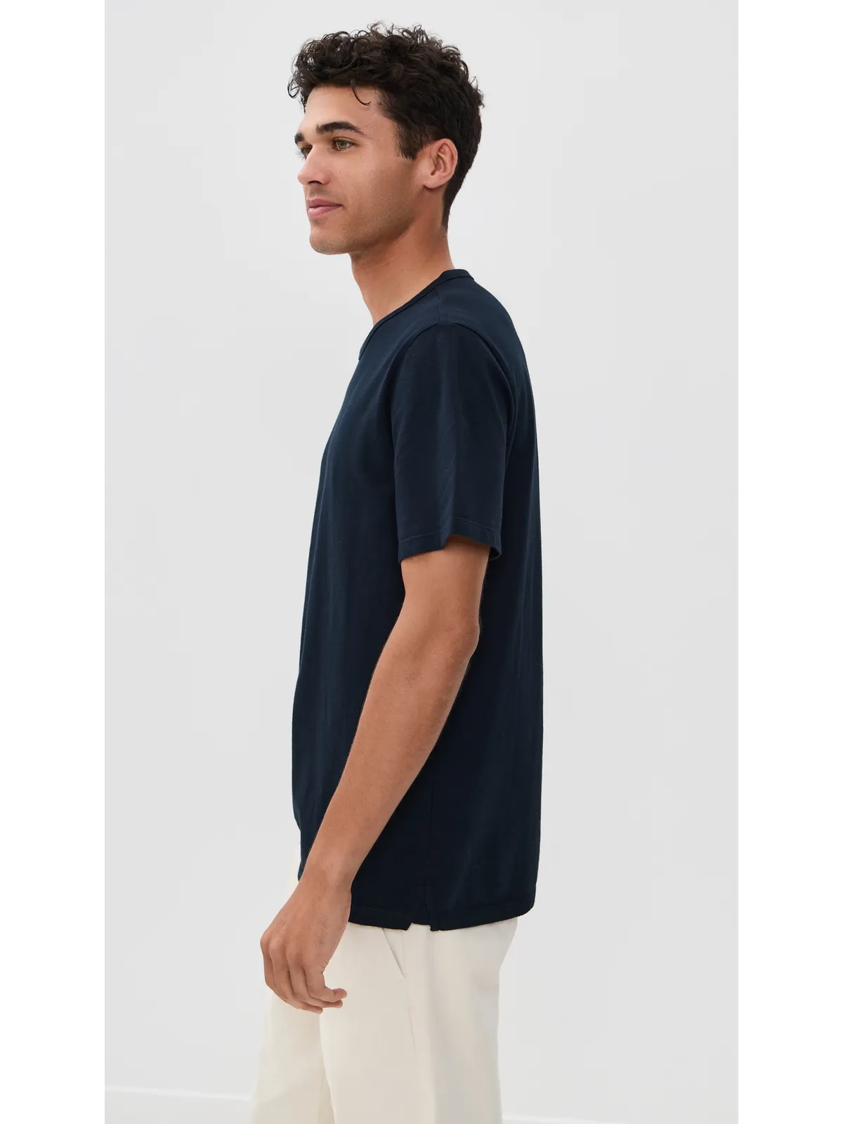 Vince ガーメントダイ クルーTシャツ ウォッシュド コースタル - 画像4