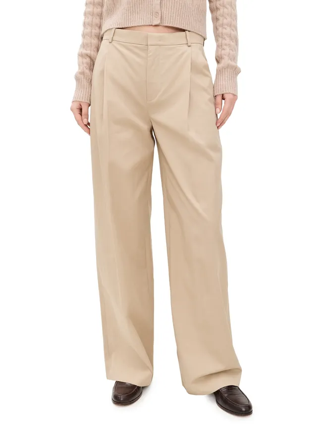 Vince ビンテージ Vince Camille ワイドレッグパンツ ウィートストーンの商品画像