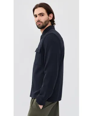 ビンテージ Vince ダブルスラブ シャツジャケット Coastal - サムネイル4