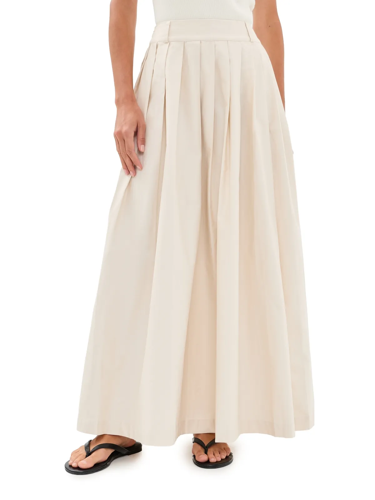 VRG GRL Delphi Maxi Skirt Cream - 画像1