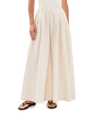 VRG GRL Delphi Maxi Skirt Cream - サムネイル1