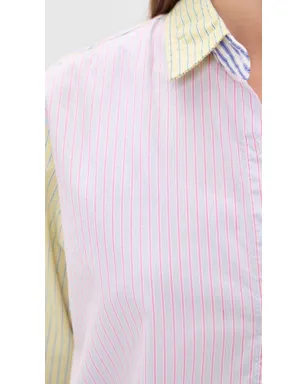 XIRENA Beau Shirt ミックスストライプ - サムネイル6