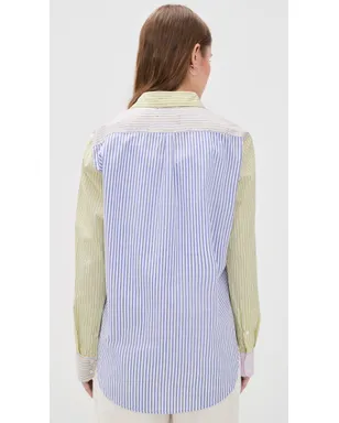 XIRENA Beau Shirt ミックスストライプ - サムネイル3