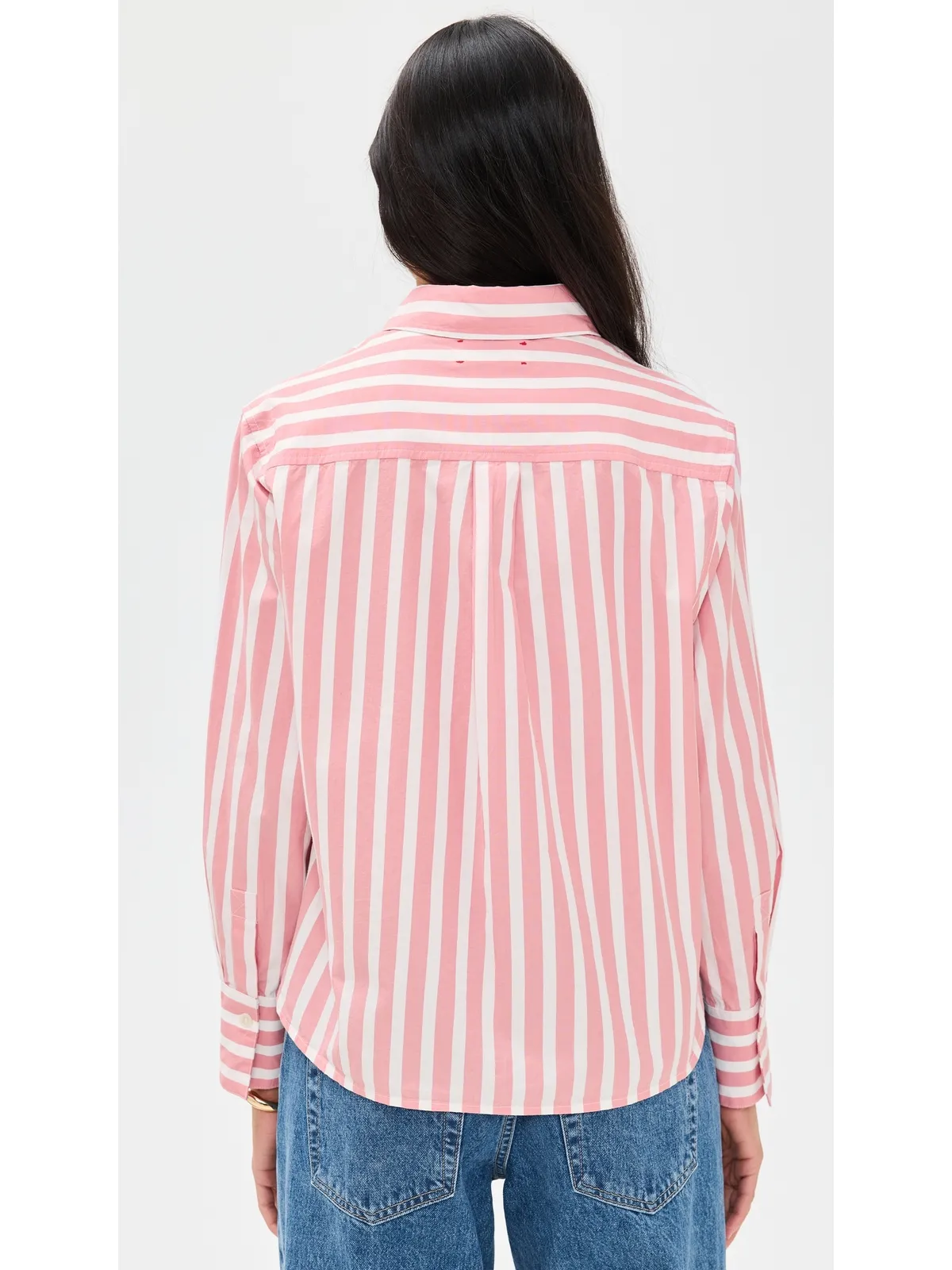 XIRENA Monroe Shirt ローズバッドストライプ - 画像3