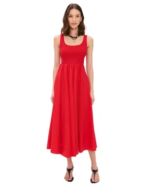 XIRENA Florence Dress Red Flash M - サムネイル1