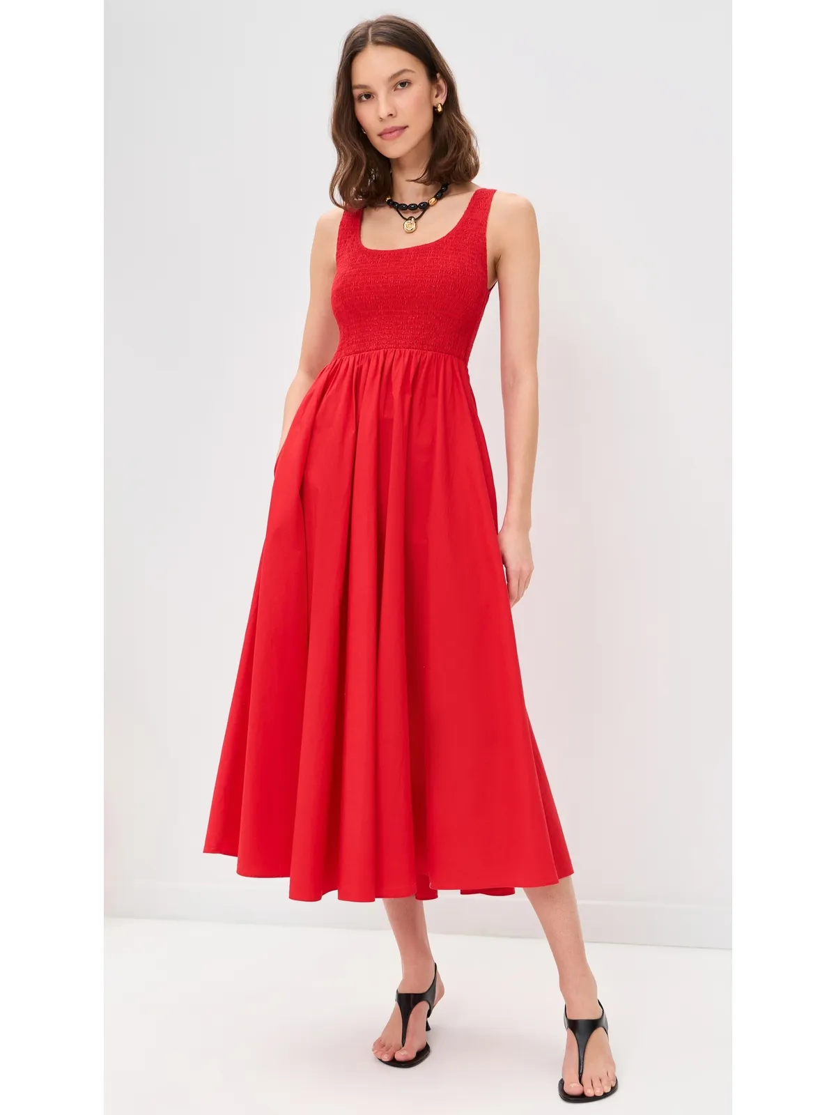 XIRENA Florence Dress Red Flash M - 画像2
