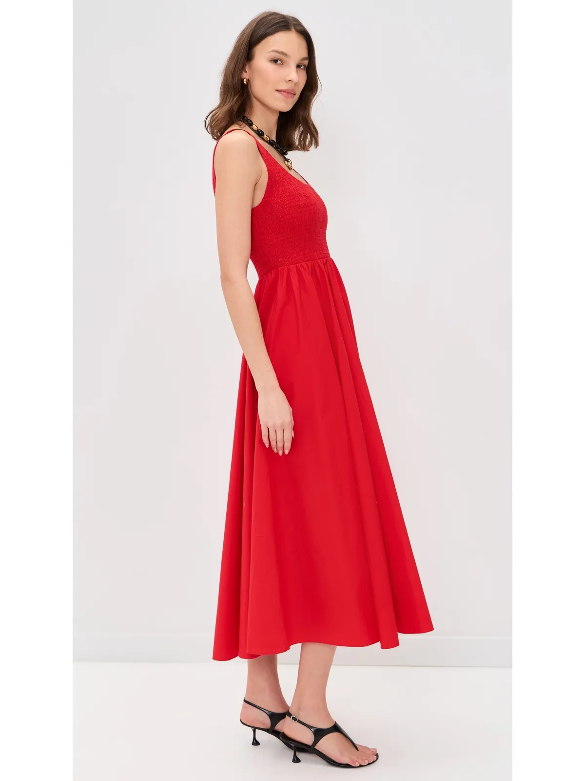 XIRENA Florence Dress Red Flash M - 画像4