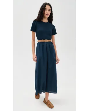 XIRENA Fayth Dress Navy - サムネイル5