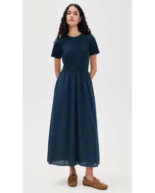 XIRENA Fayth Dress Navy - サムネイル2